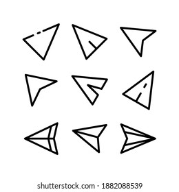 sending icon or logo isolated sign symbol vector illustration - Collection of high quality black style vector icons
