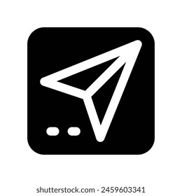 Sendesymbol. Vektorgrafik-Symbolsymbol für Website, Handy, Präsentation und Logo-Design.