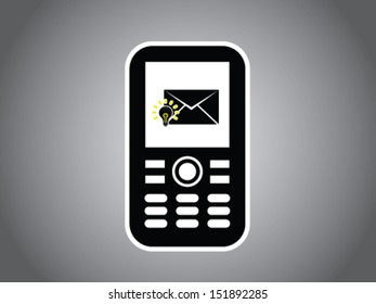 Sending An Idea Icon On Cell phone