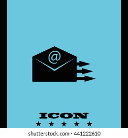 Sending mail icon.