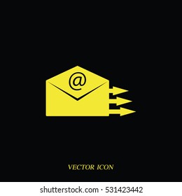 Sending mail icon.