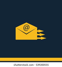 Sending mail icon.