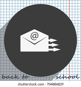 Sending mail icon.