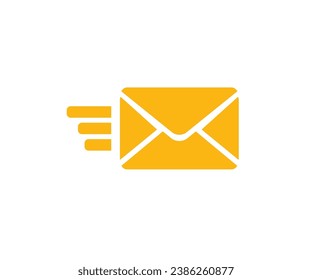 Enviando icono de carta de mensaje de correo. Sobre de correo, Newsletter. Marketing por correo electrónico, suscripción a boletín informativo, noticias, ofertas, promociones, diseño de vectores de carta y sobre y ilustración.
