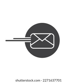 sending massage icon vector element design template web