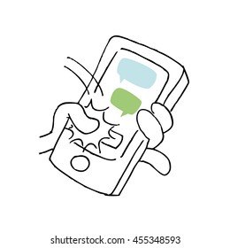 Sending message on Smart Phone