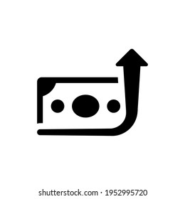 Sending money icon - Simple vector illustration