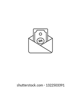 sending money, money transfer isolated icon. - VECTOR