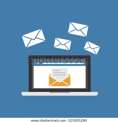 Sending or receiving email. Email marketing.