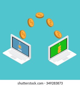 Sending and receiving money. Send money wireless .
