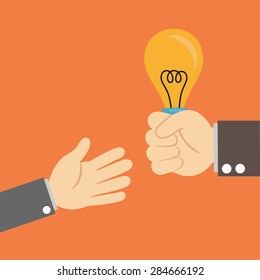 sending support light bulb