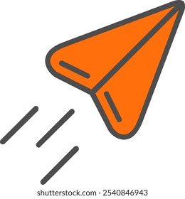 SendVector Icon Outline Filled Style