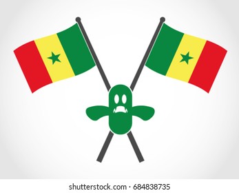 Senegal Emblem Ghost