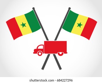 Senegal Emblem Truck Delivery