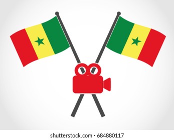 Senegal Emblem Video Camera