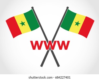 Senegal Emblem World Wide Web