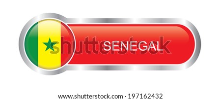 Senegal Flag glossy banner 