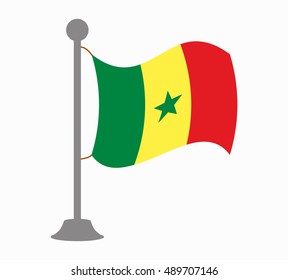 senegal flag mast