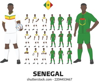 Senegal Football Team Kit, Home kit and Away Kit