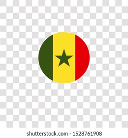 senegal icon sign and symbol. senegal color icon for website design and mobile app development. Simple Element from countrys flags collection for mobile concept and web apps icon.