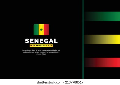 Senegal independence day event background