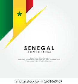 Senegal Independence Day Vector Design