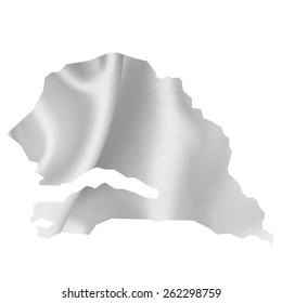 Senegal map Silk