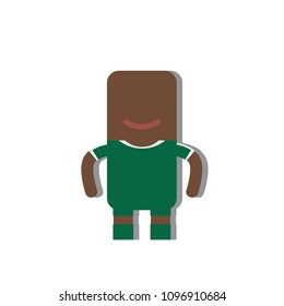 Senegal national football team icon, vector illustration design.