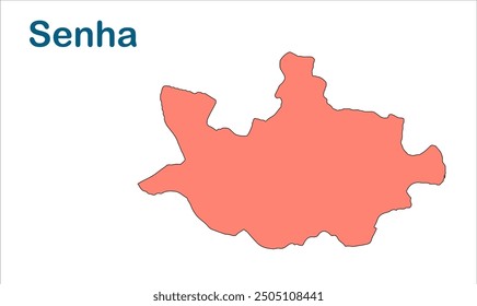 Senha subdivision map, Lohardaga District, Jharkhand state, Republic of India, Government of Jharkhand, Indian territory, Eastern India, politics, village, tourism