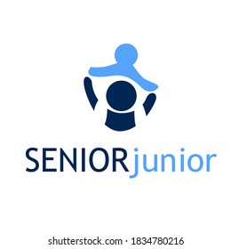 senio junior corporation logo design