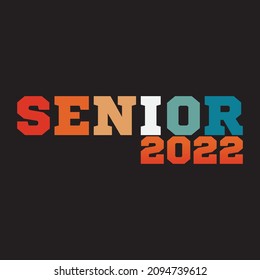 Senior 2022 beautiful vector elder