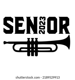 Senior 2023is a vector design for printing on various surfaces like t shirt, mug etc. 