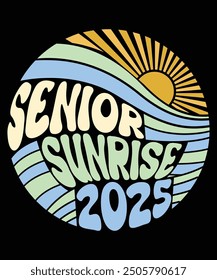 Senior 2025 Graduación 2025 Clase Senior 2025 Grado Camiseta