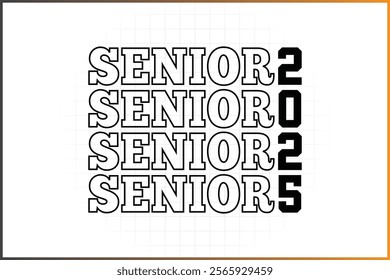 Senior 2025 Graduation T-Shirt Design