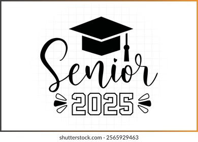 Senior 2025 Graduation T-Shirt Design