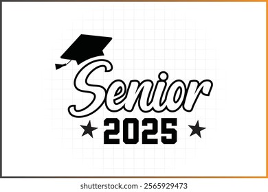 Senior 2025 Graduation T-Shirt Design