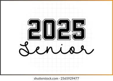 Senior 2025 Graduation T-Shirt Design