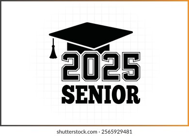 Senior 2025 Graduation T-Shirt Design