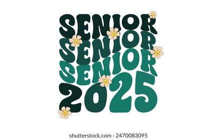 senior 2025 PNG T-Shirt Design