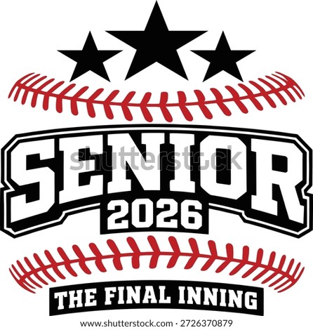 Senior 2026 Baseball Graduation Design — The Final Inning