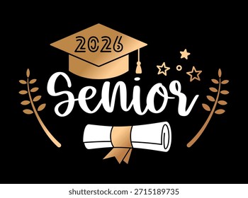 Projeto Vetor De Graduação Sênior 2026 Com Cap E Diploma