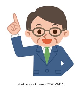 Senior businessman