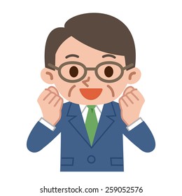 Senior businessman