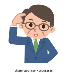 Senior businessman
