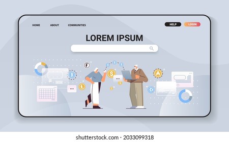 senior businesspeople sending money from smartphone to laptop online transfer internet payment cryptocurrency blockchain