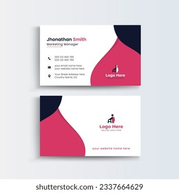 Senior Care Personal visiting card design, company visiting card design template senior care hospital,