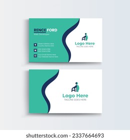 Senior Care Personal visiting card design, company visiting card design template senior care hospital,