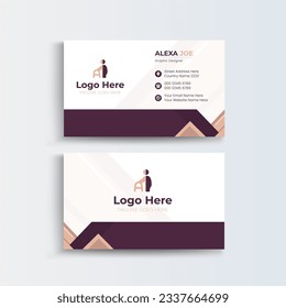 Senior Care Personal visiting card design, company visiting card design template senior care hospital,