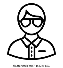 
Senior Citizen Isolated Vector icon which can easily modify or edit
