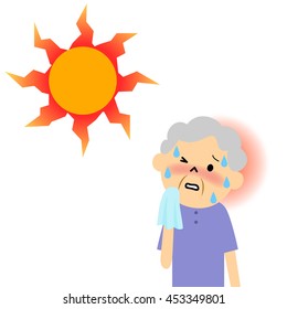 The Senior Citizen Who Seems To Have Heat Exhaustion